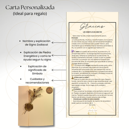 COLLAR Sofía + carta personalizada