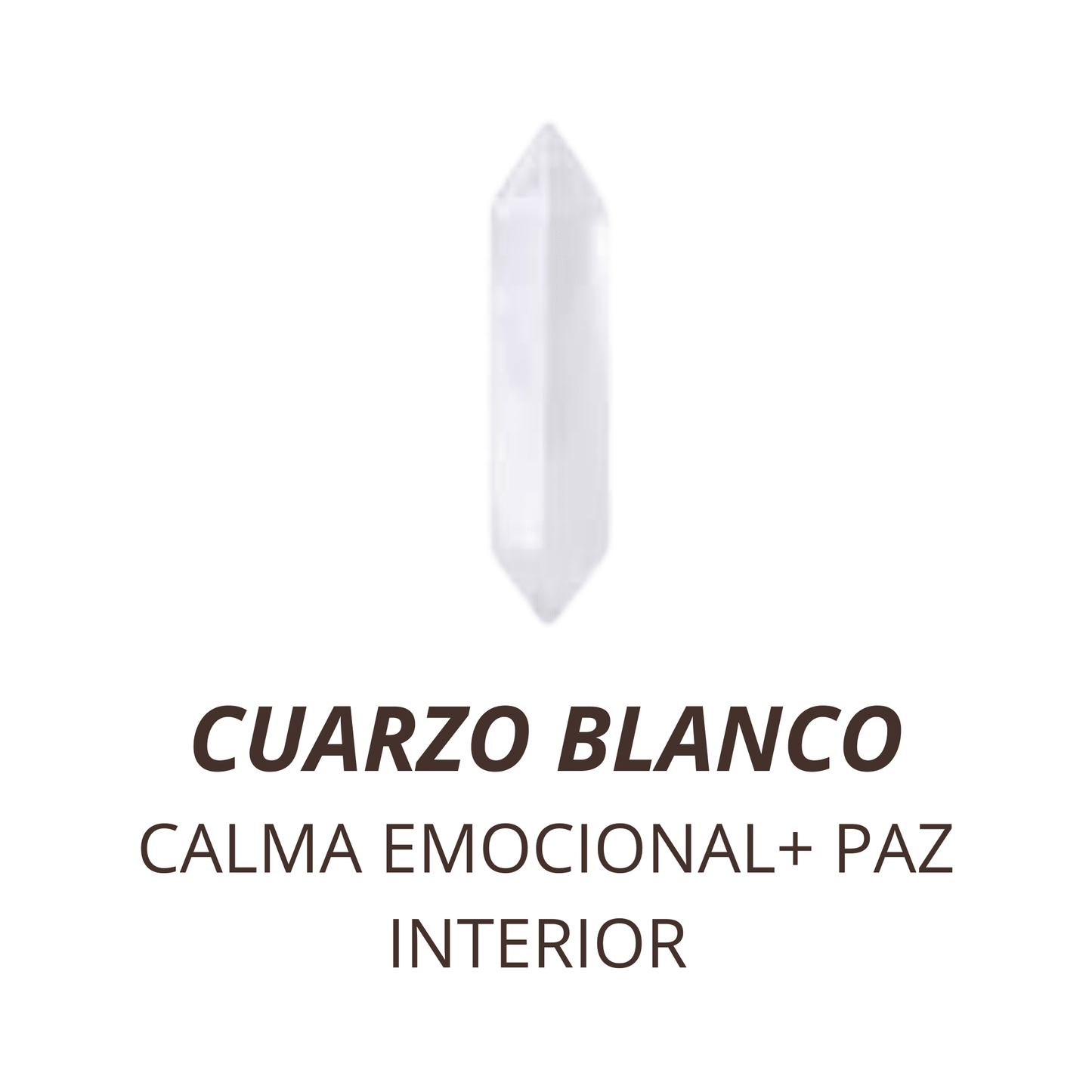 Collar Cuarzo Blanco – Piedra Natural para la Energía Positiva y el Equilibrio