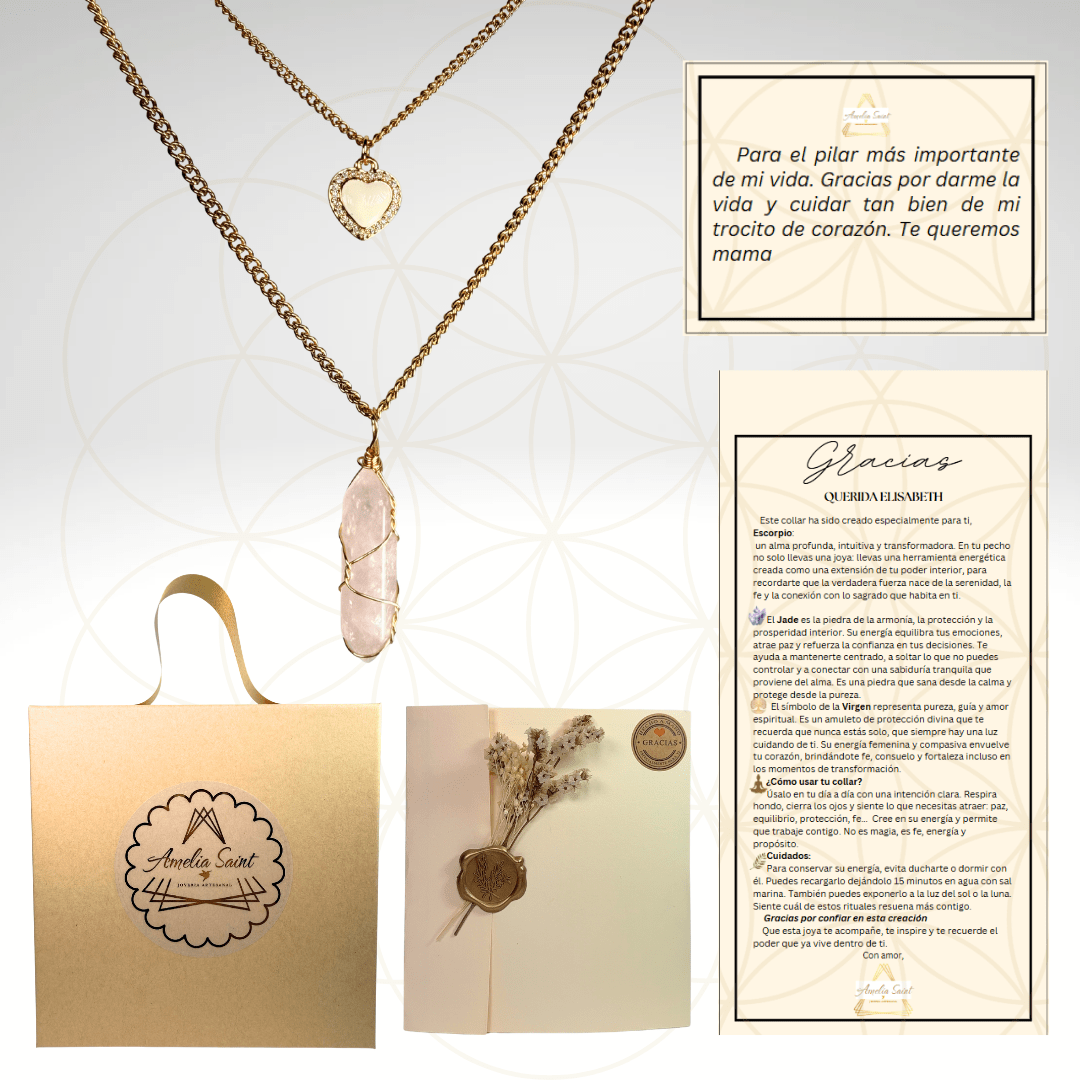 COLLAR Ismelia + carta personalizada