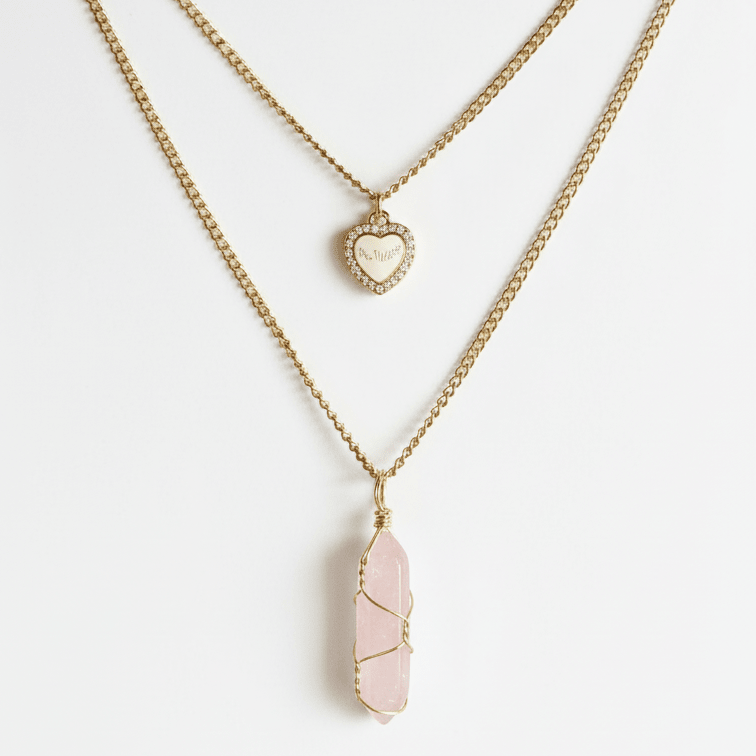 Collar Ismelia – Piedras Naturales con Carta Personalizada