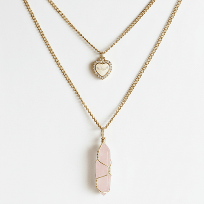 Collar Ismelia – Piedras Naturales con Carta Personalizada