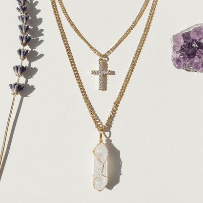 Collar Ismelia – Piedras Naturales con Carta Personalizada