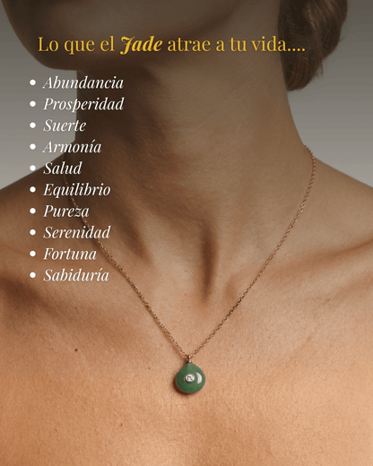 Collar Lagunas JADE – La Piedra de la Armonía y la Abundancia