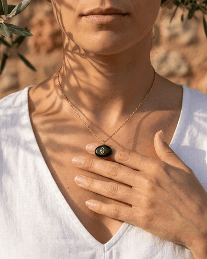 Collar Lagunas ÓNIX – La Piedra de la Protección y la Fortaleza