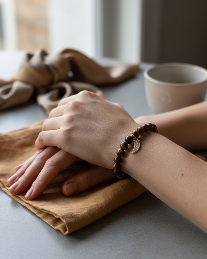 Pulsera Ojo de Tigre + Carta Zodiacal
