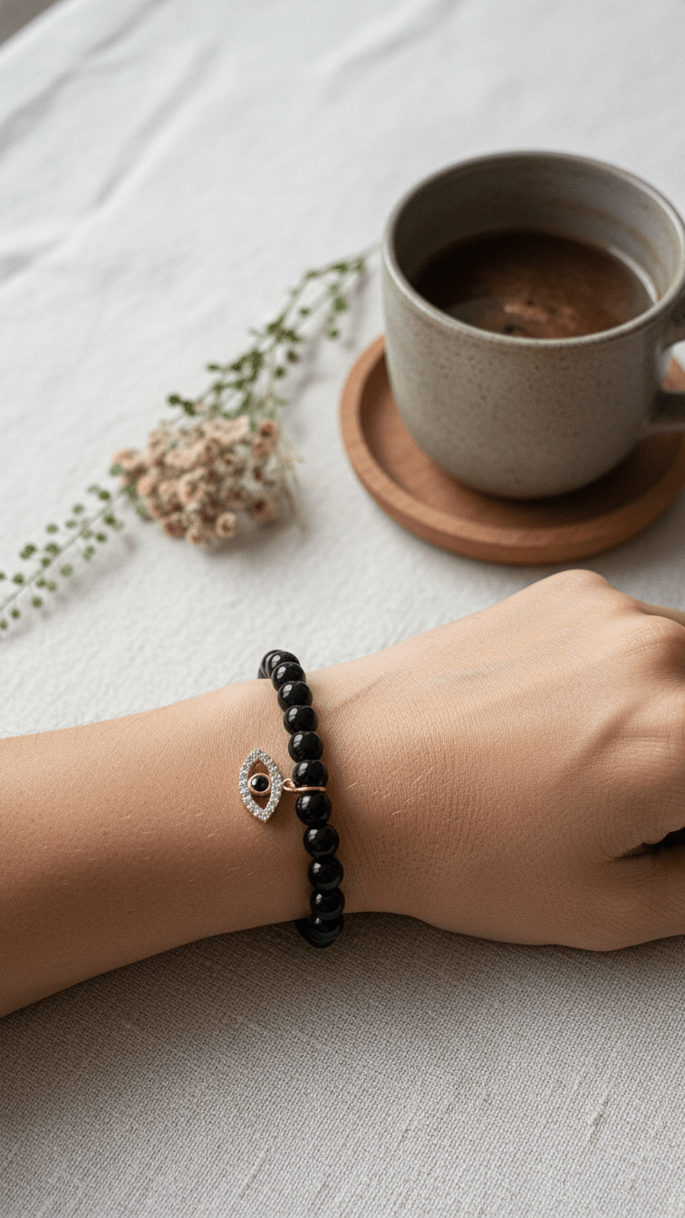 Pulsera Aura – Piedras Naturales con Carta Personalizada