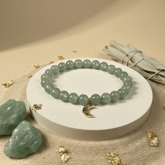 Pulsera Aura – Piedras Naturales con Carta Personalizada
