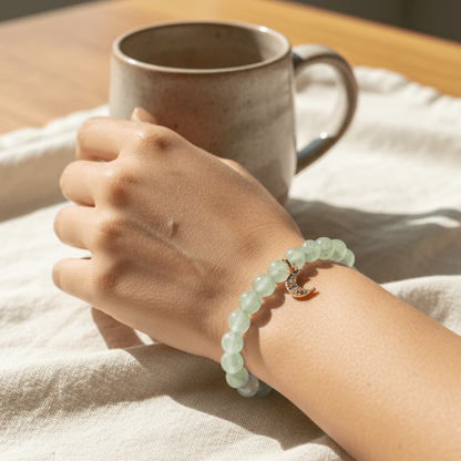 Pulsera Aura – Piedras Naturales con Carta Personalizada