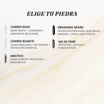 PULSERA Aura + Carta personalizada