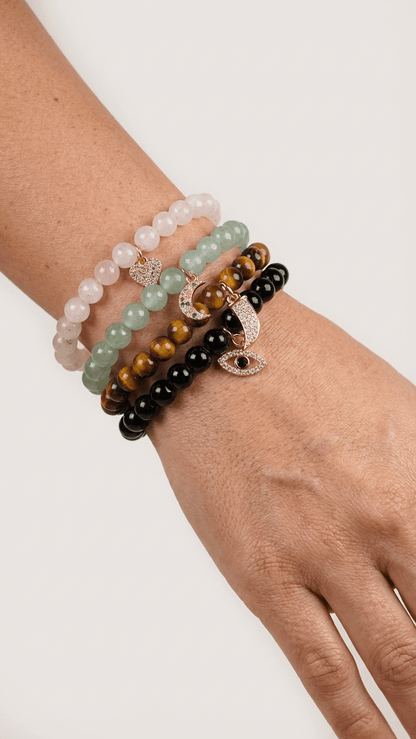 Pulsera Aura – Piedras Naturales con Carta Personalizada