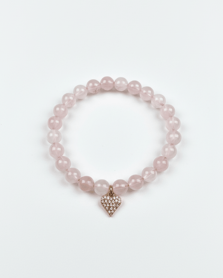 Pulsera Cuarzo Rosa + Carta Zodiacal