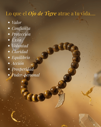 Pulsera Ojo de Tigre + Carta Zodiacal