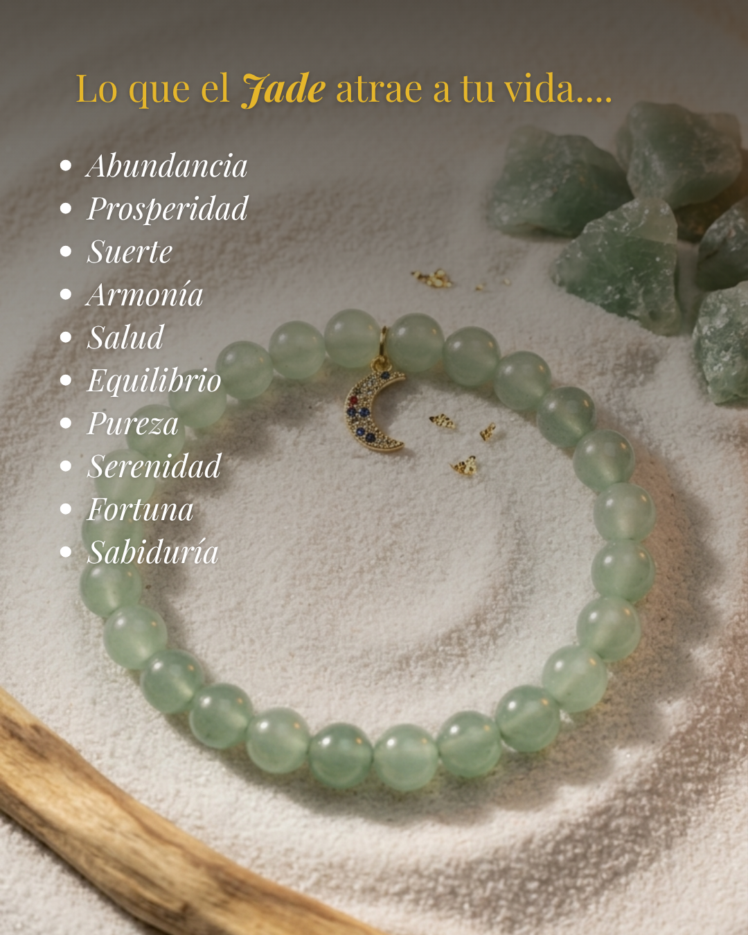 Pulsera Jade + Carta Zodiacal
